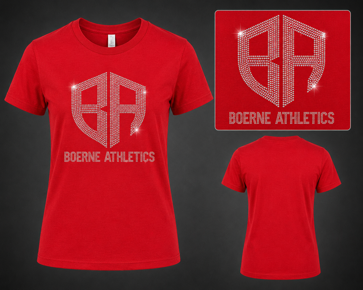 BA BLING ON RED