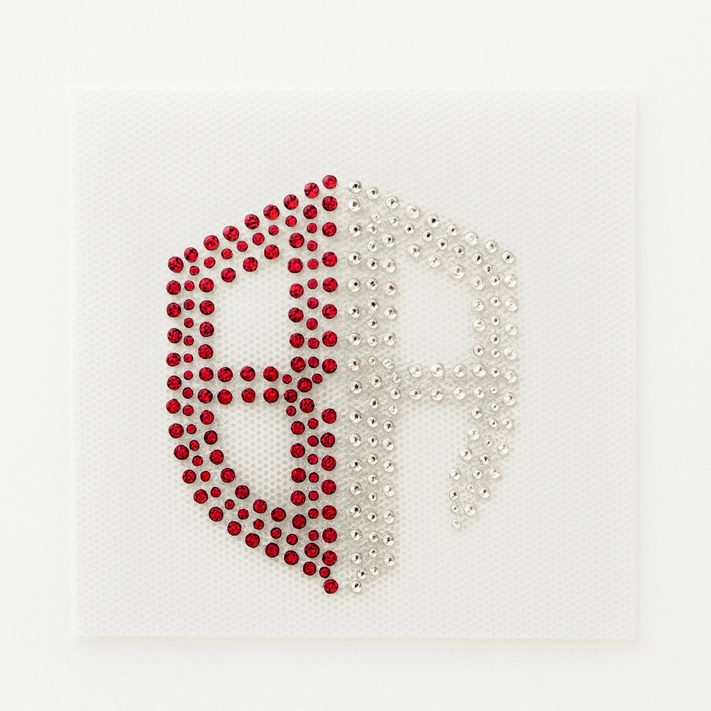 3 x 3 in Rhinestone Decal Transfer